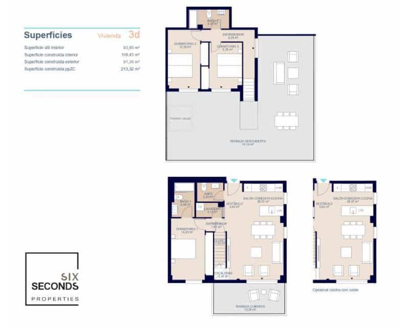 3 slaapkamer Penthouse te koop in La Villajoyosa / Vila Joiosa met zwembad garage - € 657.400 (Ref: 9645647)