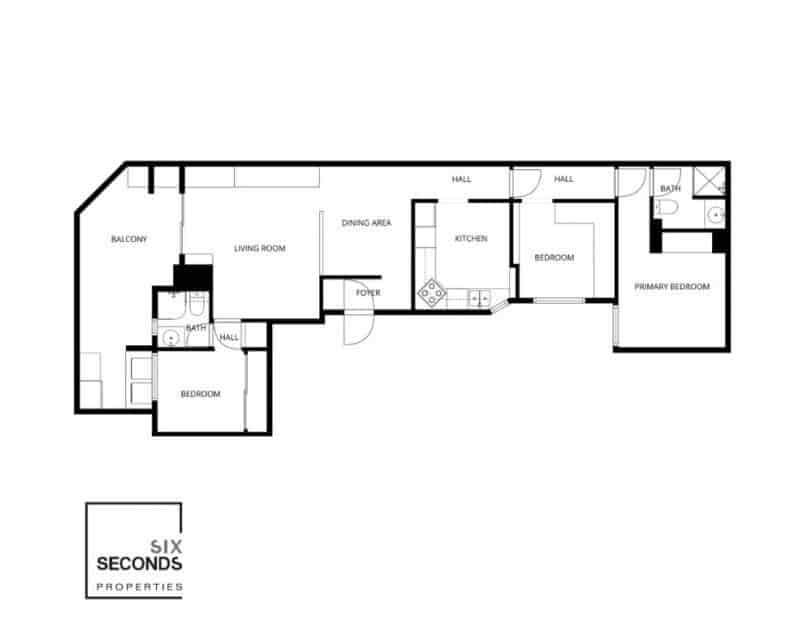 3 makuuhuone Kattohuoneisto myytävänä paikassa Torrevieja - 260 000 € (Ref: 9653341)
