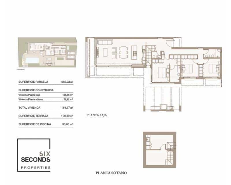 3 sypialnia Willa na sprzedaż w Las Colinas Golf z basenem garażem - 1 090 000 € (Ref: 9665210)