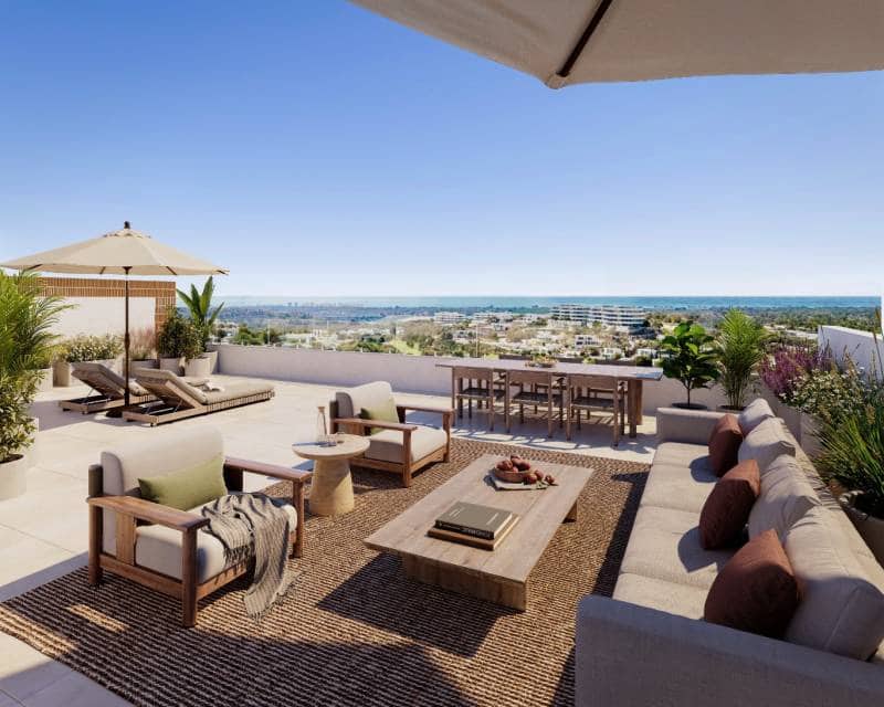 3 sovrum Takvåning till salu i Las Colinas Golf med pool garage - 1 150 000 € (Ref: 9665332)