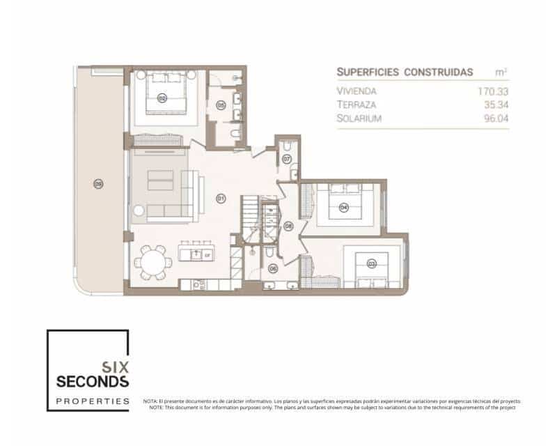 3 soveværelse Penthouse til salg i Las Colinas Golf med swimmingpool garage - € 1.195.000 (Ref: 9665332)