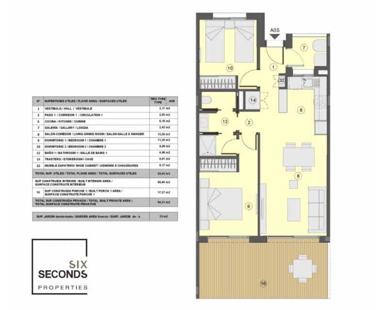 2 Zimmer Haus zu verkaufen in Torrevieja mit Pool Garage - 272.000 € (Ref: 9720496)