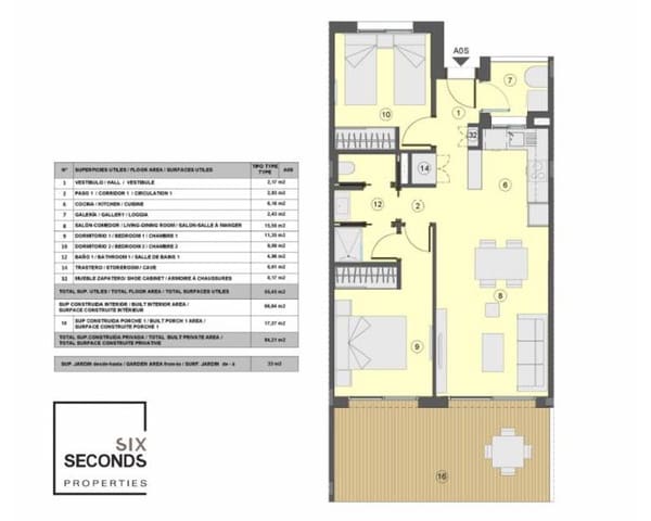 2 bedroom Townhouse for sale in Torrevieja with pool garage - € 272,000 (Ref: 9720496)