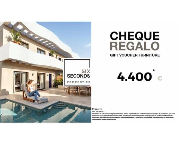 3 quarto Casa em Banda para venda em Pilar de la Horadada ciudad, Pilar de la Horadada - 369 900 € (Ref: 9770077)