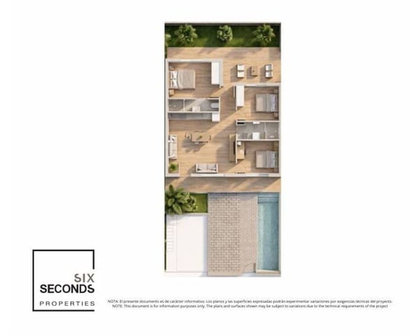 3 quarto Casa em Banda para venda em Pilar de la Horadada ciudad, Pilar de la Horadada - 369 900 € (Ref: 9770077)