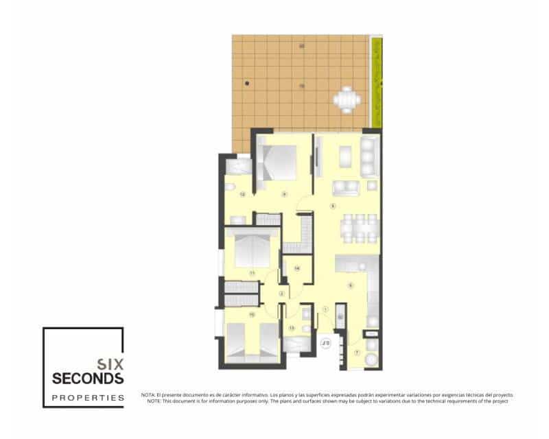 3 makuuhuone Omakotitalo myytävänä paikassa Torrevieja mukana uima-altaan - 403 000 € (Ref: 9770078)