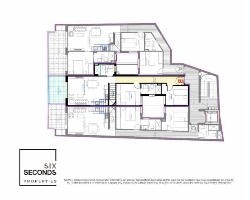 2 soveværelse Penthouse til salg i Torrevieja med swimmingpool - € 419.000 (Ref: 9770084)