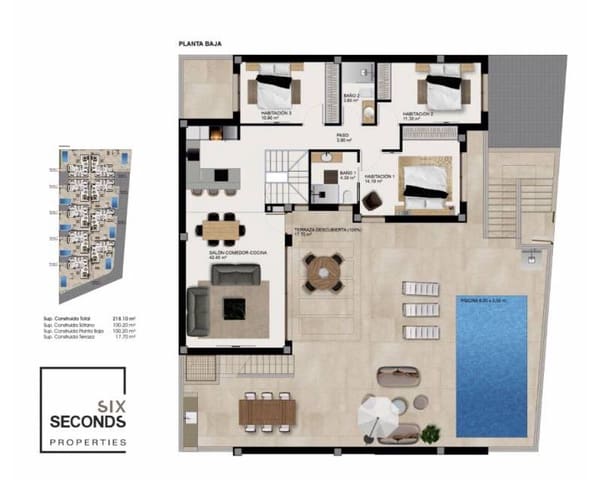 3 soveværelse Villa til salg i Ciudad Quesada, Rojales med swimmingpool garage - € 615.000 (Ref: 9770921)