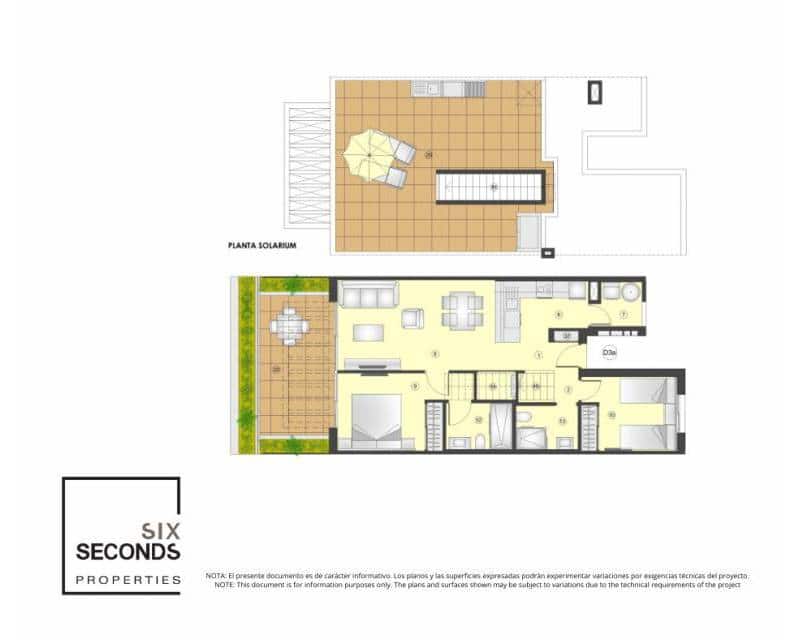 Ático de 2 habitaciones en Torrevieja en venta con piscina - 333.000 € (Ref: 9770925)