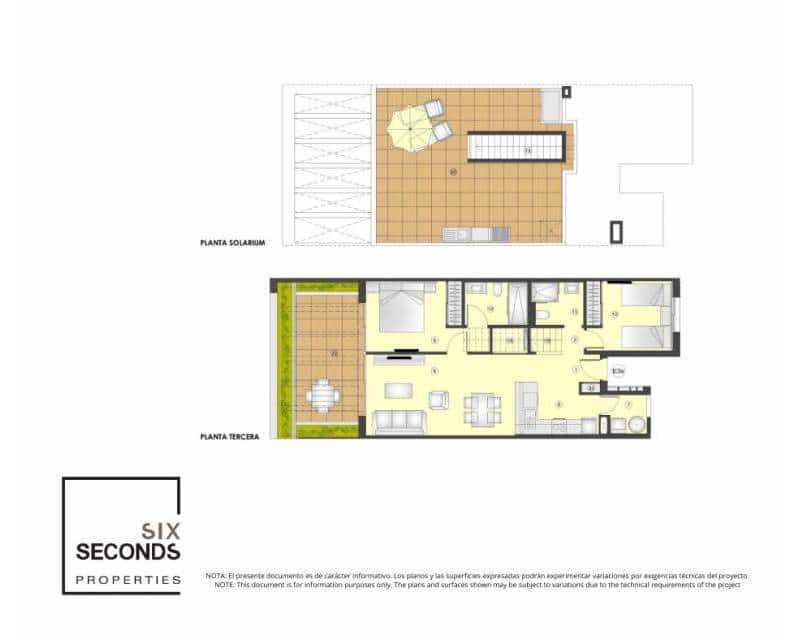 2 bedroom Penthouse for sale in Torrevieja with pool - € 339,000 (Ref: 9770926)