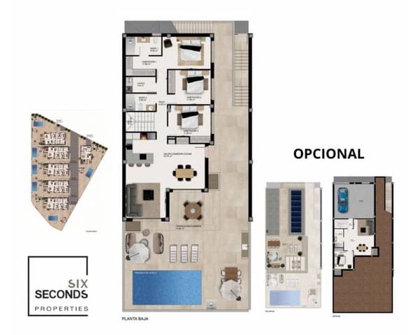 3 makuuhuone Huvila myytävänä paikassa Ciudad Quesada, Rojales mukana uima-altaan 
autotalli - 615 000 € (Ref: 9770927)
