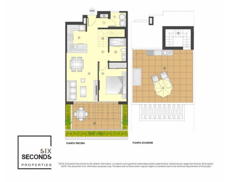 1 bedroom Penthouse for sale in Torrevieja with pool - € 273,000 (Ref: 9770929)