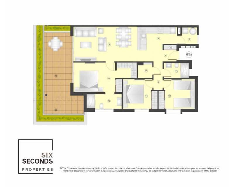 3 soverom Leilighet til salgs i Torrevieja med svømmebasseng - € 398 000 (Ref: 9771016)