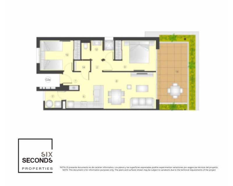 2 soveværelse Lejlighed til salg i Torrevieja med swimmingpool - € 301.000 (Ref: 9771021)