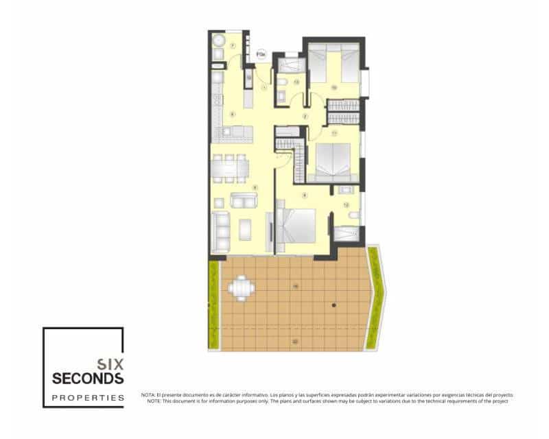 3 soverom Leilighet til salgs i Torrevieja med svømmebasseng - € 384 000 (Ref: 9776962)