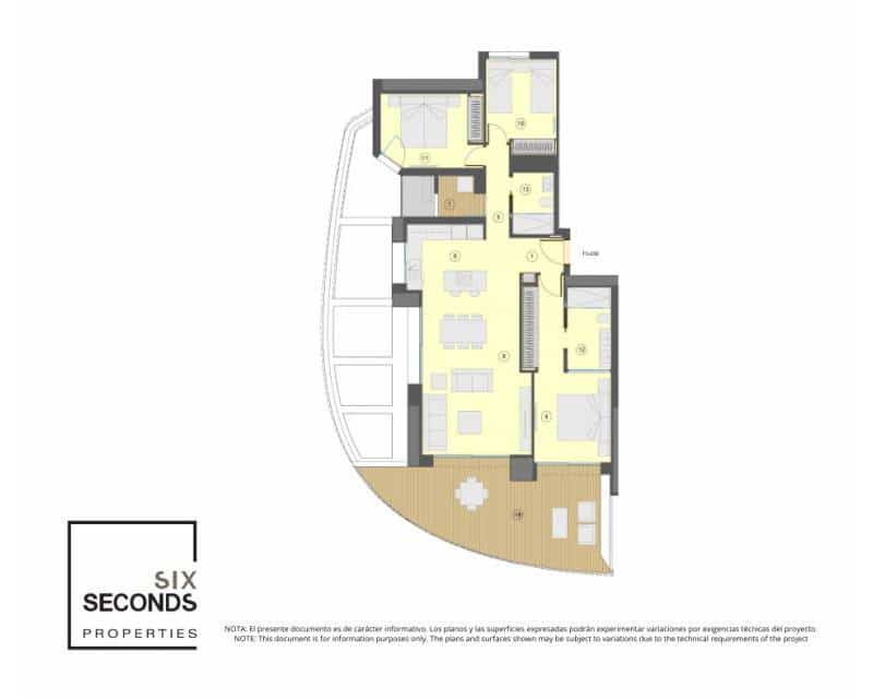 3 Zimmer Apartment zu verkaufen in Benidorm mit Pool - 925.000 € (Ref: 9778465)