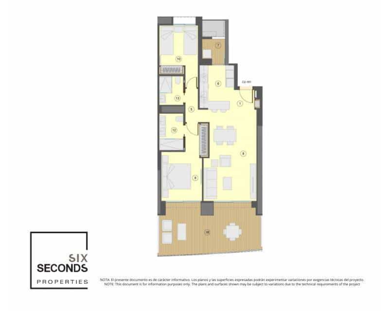 2 bedroom Apartment for sale in Benidorm with pool - € 830,000 (Ref: 9778466)