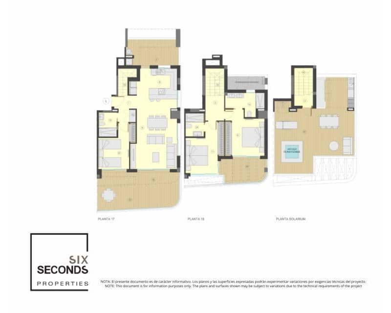 3 sovrum Takvåning till salu i Calpe / Calp med pool - 1 315 000 € (Ref: 9778711)