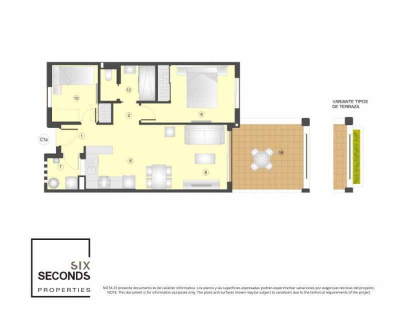 Apartamento de 2 habitaciones en Pulpí en venta con piscina - 194.000 € (Ref: 9778909)