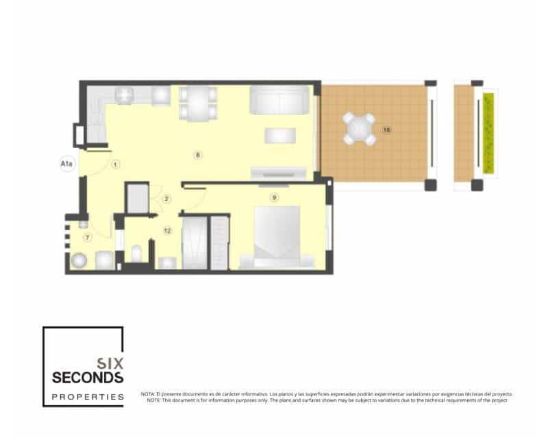 Apartamento de 1 habitación en Pulpí en venta con piscina - 166.000 € (Ref: 9778915)