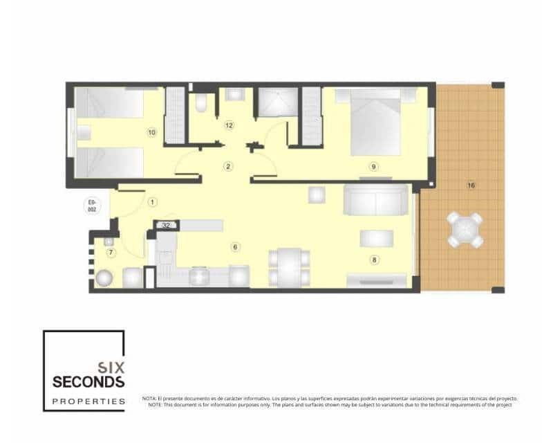 Apartamento de 2 habitaciones en Pulpí en venta con piscina - 214.000 € (Ref: 9778921)