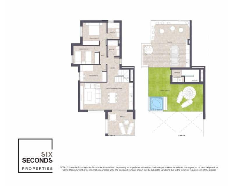 3 makuuhuone Kattohuoneisto myytävänä paikassa Calpe / Calp mukana uima-altaan - 800 000 € (Ref: 9829615)