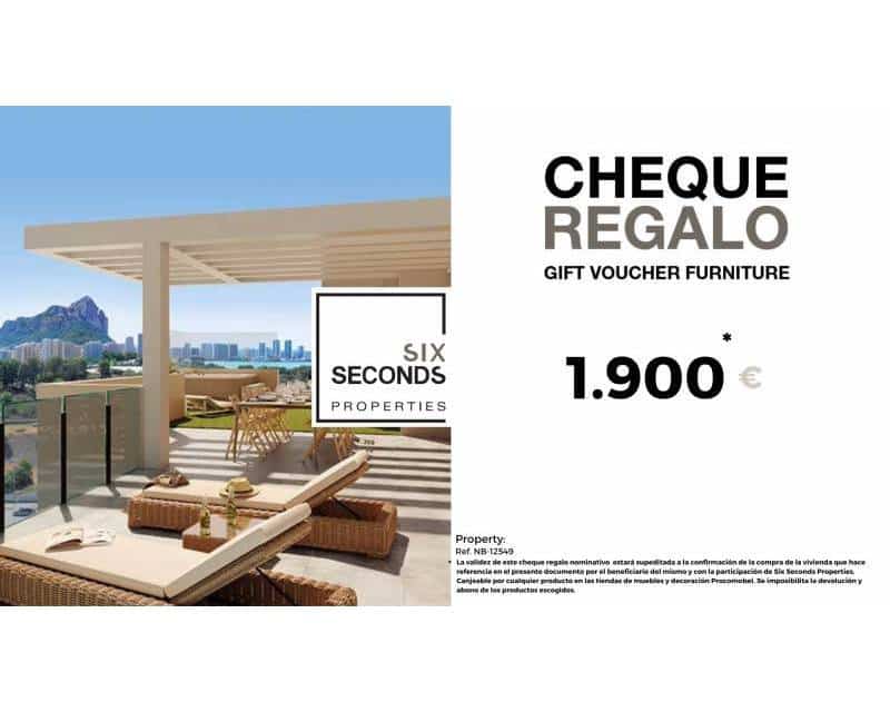 3 makuuhuone Kattohuoneisto myytävänä paikassa Calpe / Calp mukana uima-altaan - 800 000 € (Ref: 9829615)