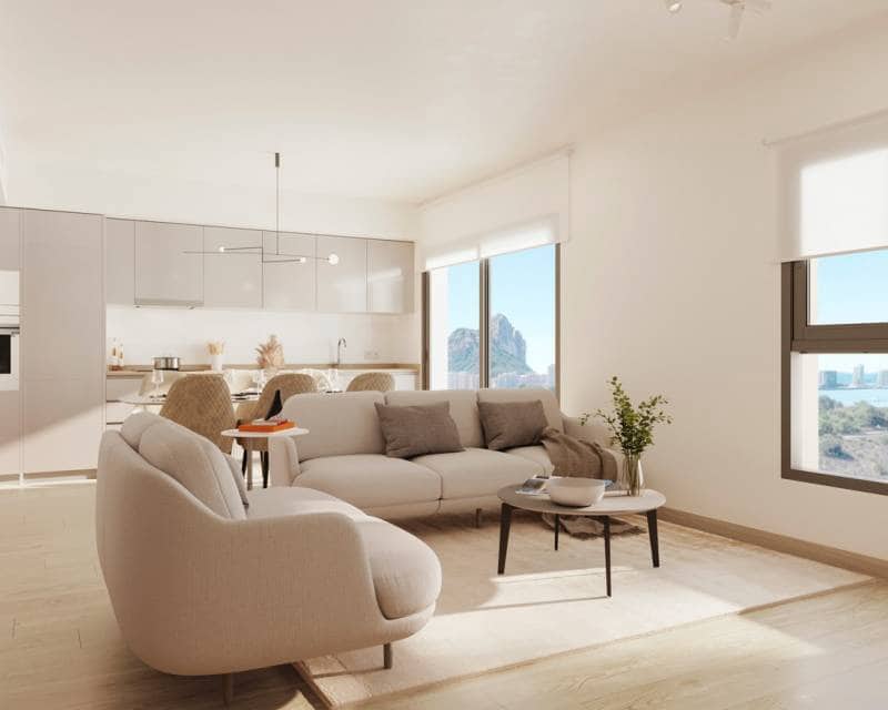3 soveværelse Lejlighed til salg i Calpe / Calp med swimmingpool - € 500.000 (Ref: 9829893)