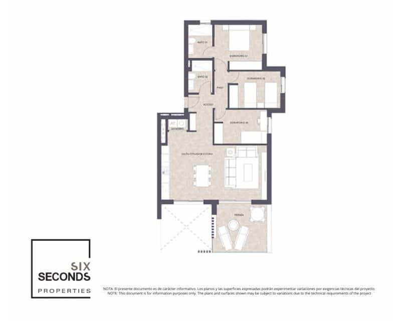 3 soveværelse Lejlighed til salg i Calpe / Calp med swimmingpool - € 500.000 (Ref: 9829893)