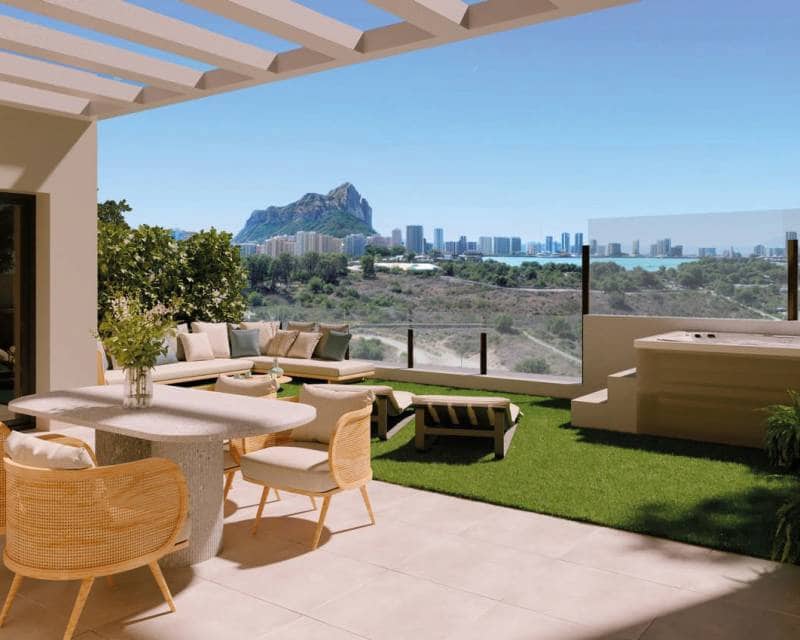 3 soveværelse Lejlighed til salg i Calpe / Calp med swimmingpool - € 500.000 (Ref: 9829893)