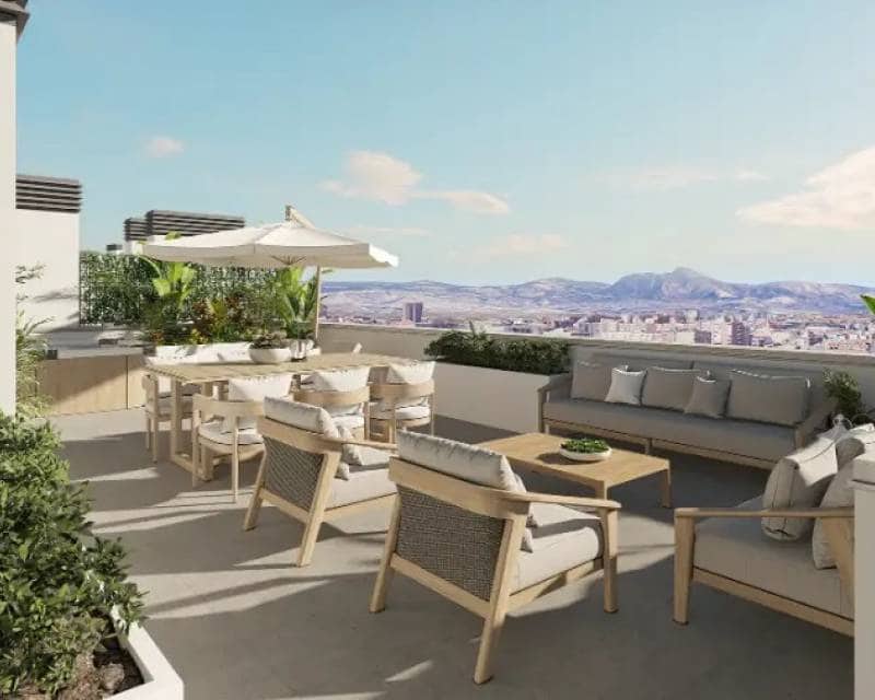 3 Zimmer Penthouse zu verkaufen in Alicante / Alacant Stadt mit Pool - 399.500 € (Ref: 9834594)