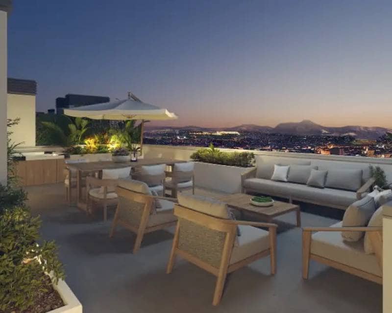 3 Zimmer Penthouse zu verkaufen in Alicante / Alacant Stadt mit Pool - 399.500 € (Ref: 9834594)