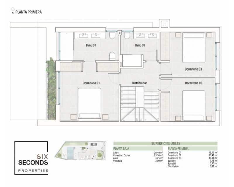 3 quarto Moradia Geminada para venda em Villamartin com piscina garagem - 559 000 € (Ref: 9834595)