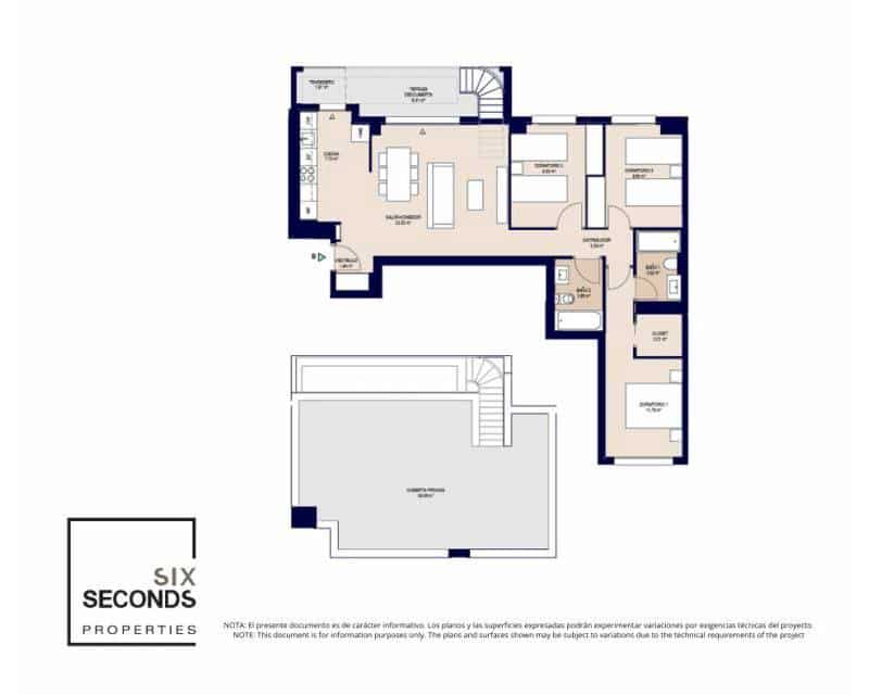 2 camera da letto Attico in vendita in Alicante citta con piscina - 408.500 € (Rif: 9834693)