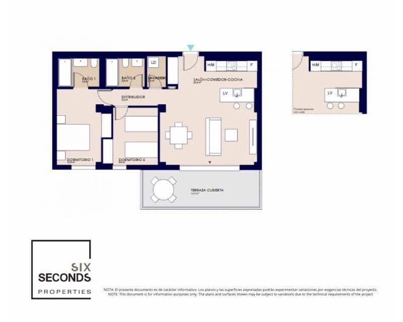 2 bedroom Apartment for sale in El Vergel / Verger with pool - € 313,000 (Ref: 9841765)