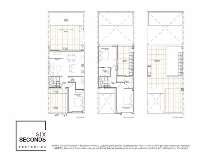 3 makuuhuone Paritalo myytävänä paikassa San Javier - 299 900 € (Ref: 9844257)