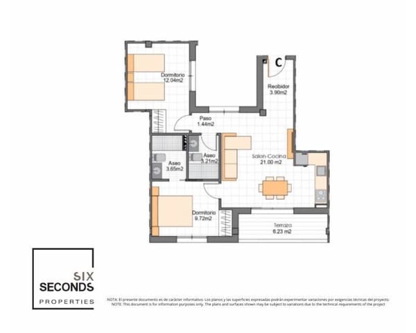 2 chambre Appartement à vendre à Lo Pagan, San Pedro del Pinatar avec piscine - 249 900 € (Ref: 9844260)
