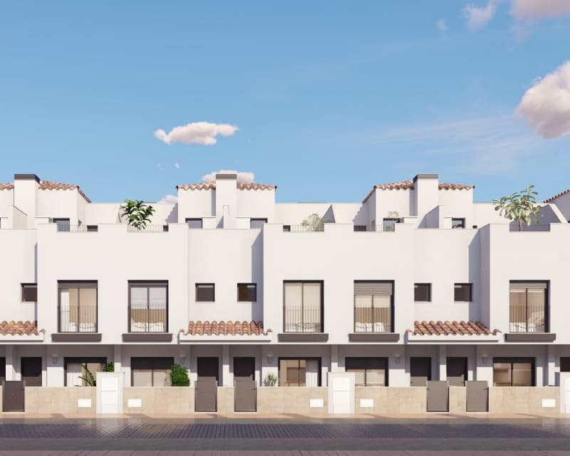 3 bedroom Semi-detached Villa for sale in Torre-Pacheco with pool - € 219,900 (Ref: 9844510)