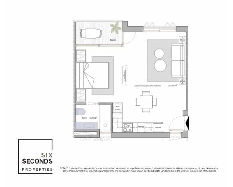 1 chambre Penthouse à vendre à Lo Pagan avec piscine - 201 900 € (Ref: 9844513)