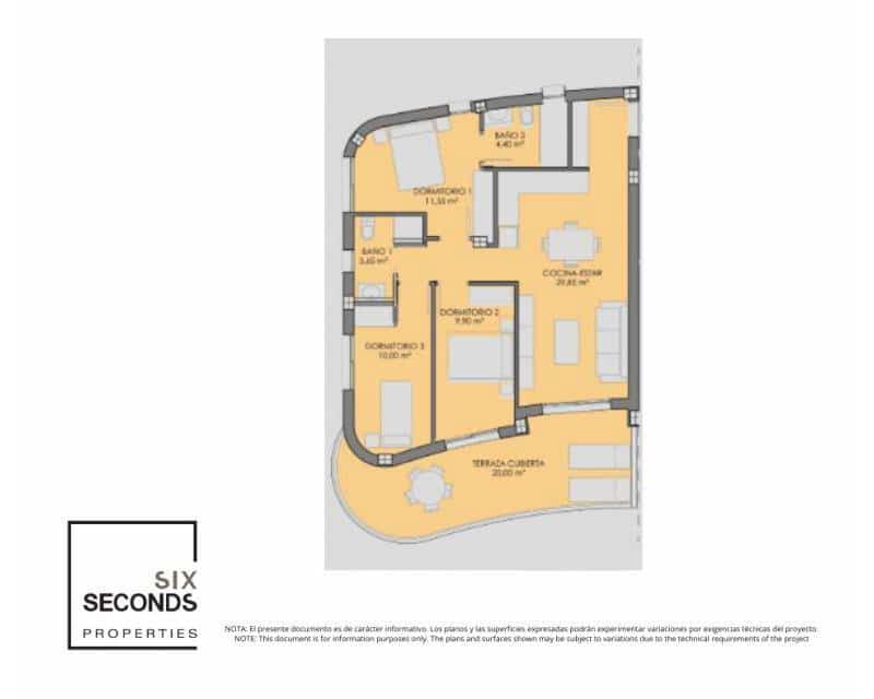 3 soverom Leilighet til salgs i Los Alcazares med svømmebasseng - € 338 900 (Ref: 9848155)