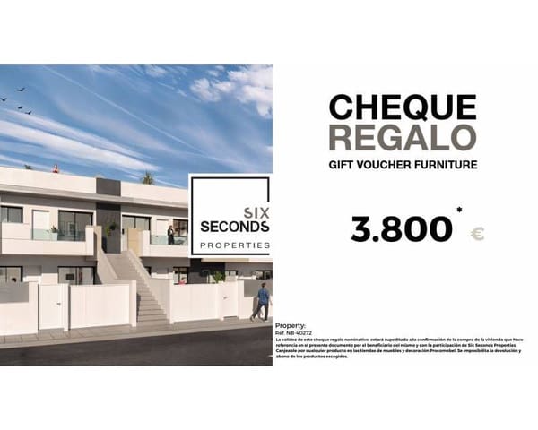 2 soveværelse Byhus til salg i Los Peñascos - El Salero - Los Imbernones, San Pedro del Pinatar - € 319.900 (Ref: 9848249)