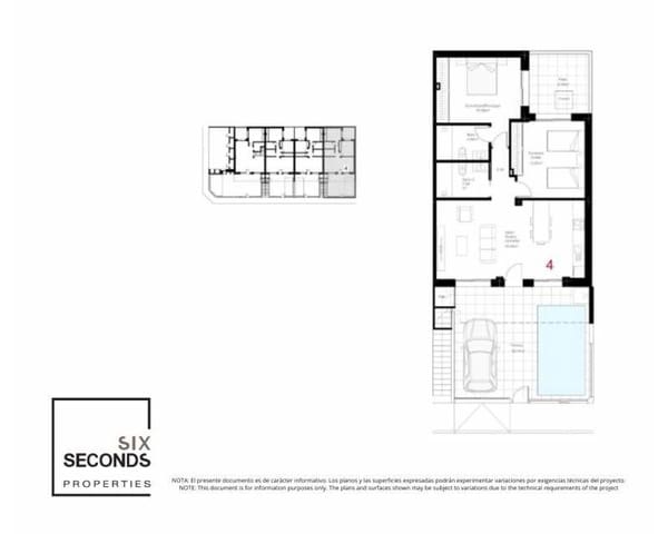 2 chambre Maison de Ville à vendre à Los Peñascos - El Salero - Los Imbernones, San Pedro del Pinatar - 319 900 € (Ref: 9848250)