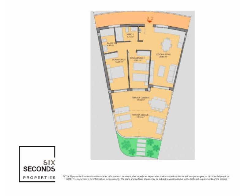 2 soverom Leilighet til salgs i Los Alcazares med svømmebasseng - € 299 900 (Ref: 9848253)