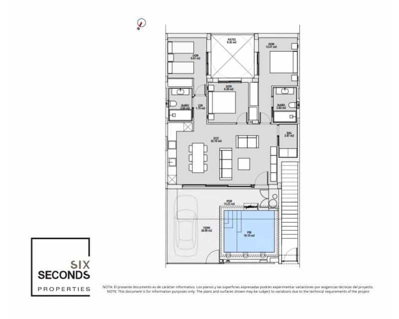 3 bedroom Townhouse for sale in Pilar de la Horadada - € 291,500 (Ref: 9848377)