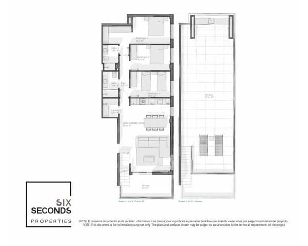 3 sypialnia Penthouse na sprzedaż w Puerto Vera - Las Salinas, Vera z basenem - 405 000 € (Ref: 9858964)