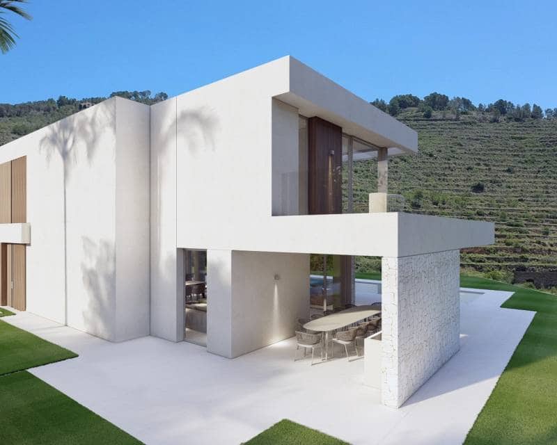4 sypialnia Willa na sprzedaż w Calpe / Calp z basenem garażem - 1 950 000 € (Ref: 9863671)