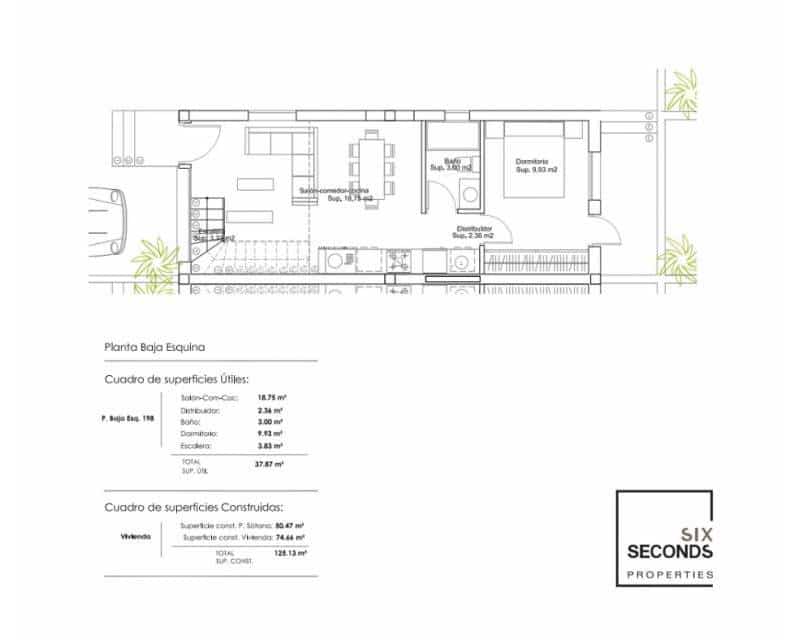 2 Zimmer Doppelhaus zu verkaufen in Gran Alacant mit Pool - 289.000 € (Ref: 9882634)