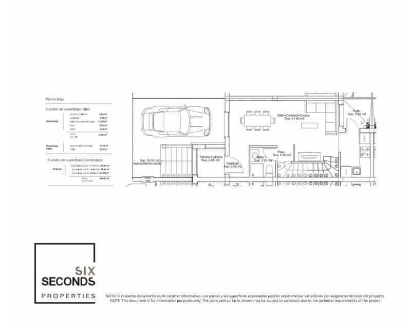 2 Zimmer Doppelhaus zu verkaufen in Gran Alacant mit Pool - 306.000 € (Ref: 9882637)