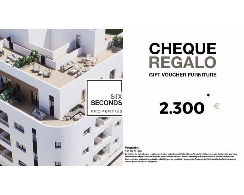 2 makuuhuone Kattohuoneisto myytävänä paikassa Torrevieja - 280 000 € (Ref: 9883620)