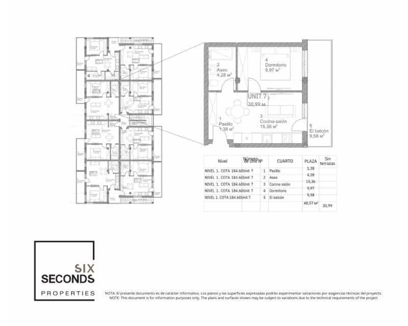 1 soverom Penthouse til salgs i Finestrat med svømmebasseng - € 137 000 (Ref: 9883707)